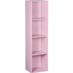 Structure Box Cube 4 cases 35,2x30x137,2cm bois rose