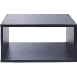 Structure Box Cube demi cube 35x30x17cm métal gris