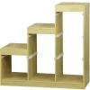 Structure de rangement en bois 6 compartiments L97x44xH94cm