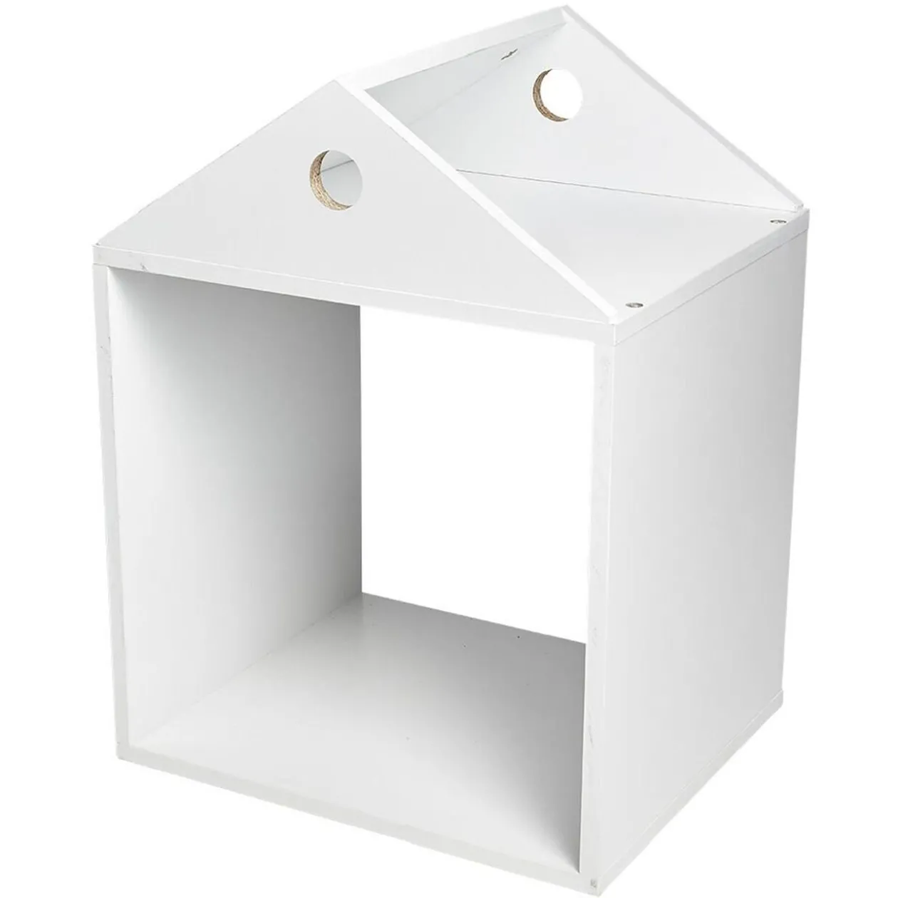 Structure maison enfant Box Cube bois blanc