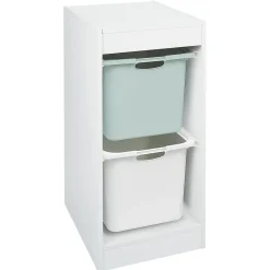 Structure pour 2 bacs de rangement coulissants 44x32,9xH68,3cm