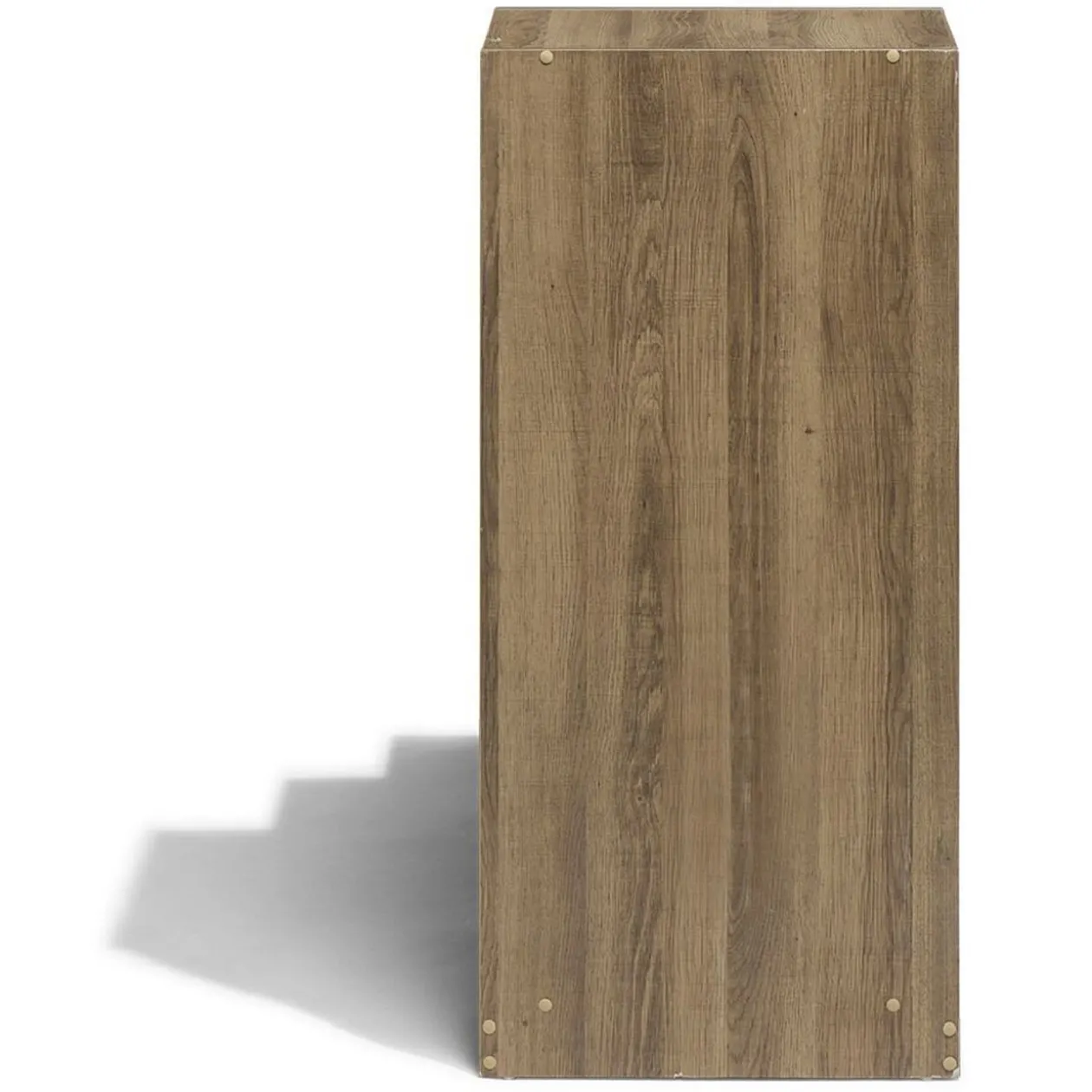 Structure pour bac de rangement 6 cases bois marron