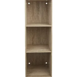 Structure étagère 3 cases bois clair