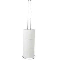 Support papier toilette gris