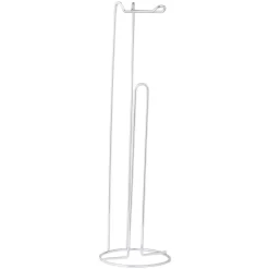 Support papier WC métal gris