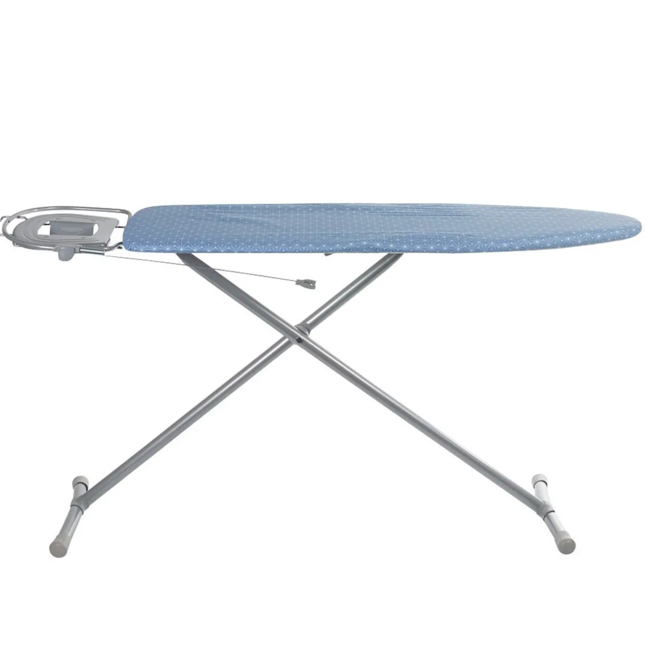 Table à repasser avec housse imprimé bleu