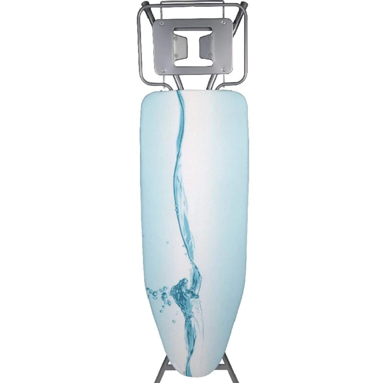 Table à repasser bleue avec support