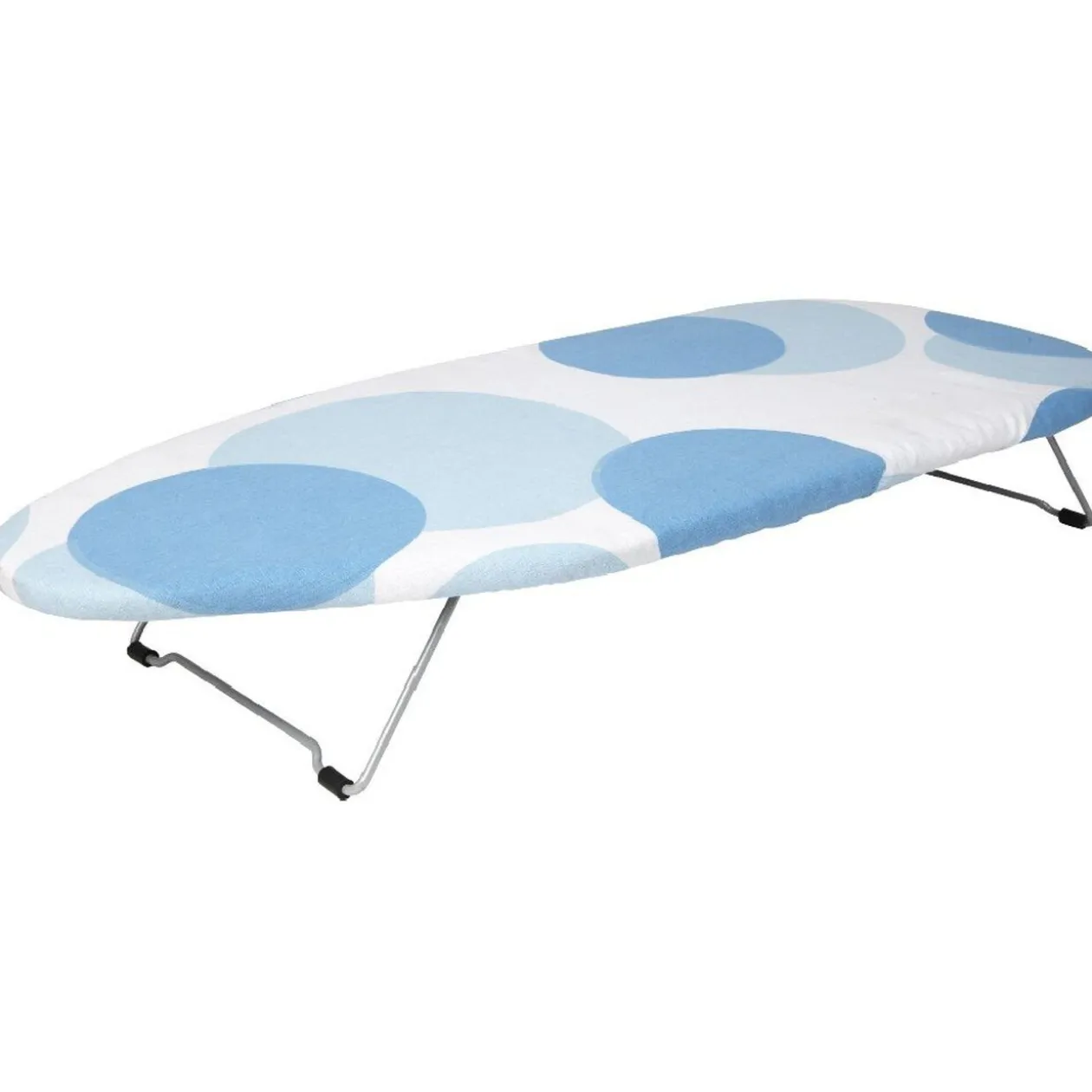 Table à repasser d appoint blanche à pois bleus