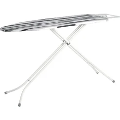 Table à repasser design rayures gris noir