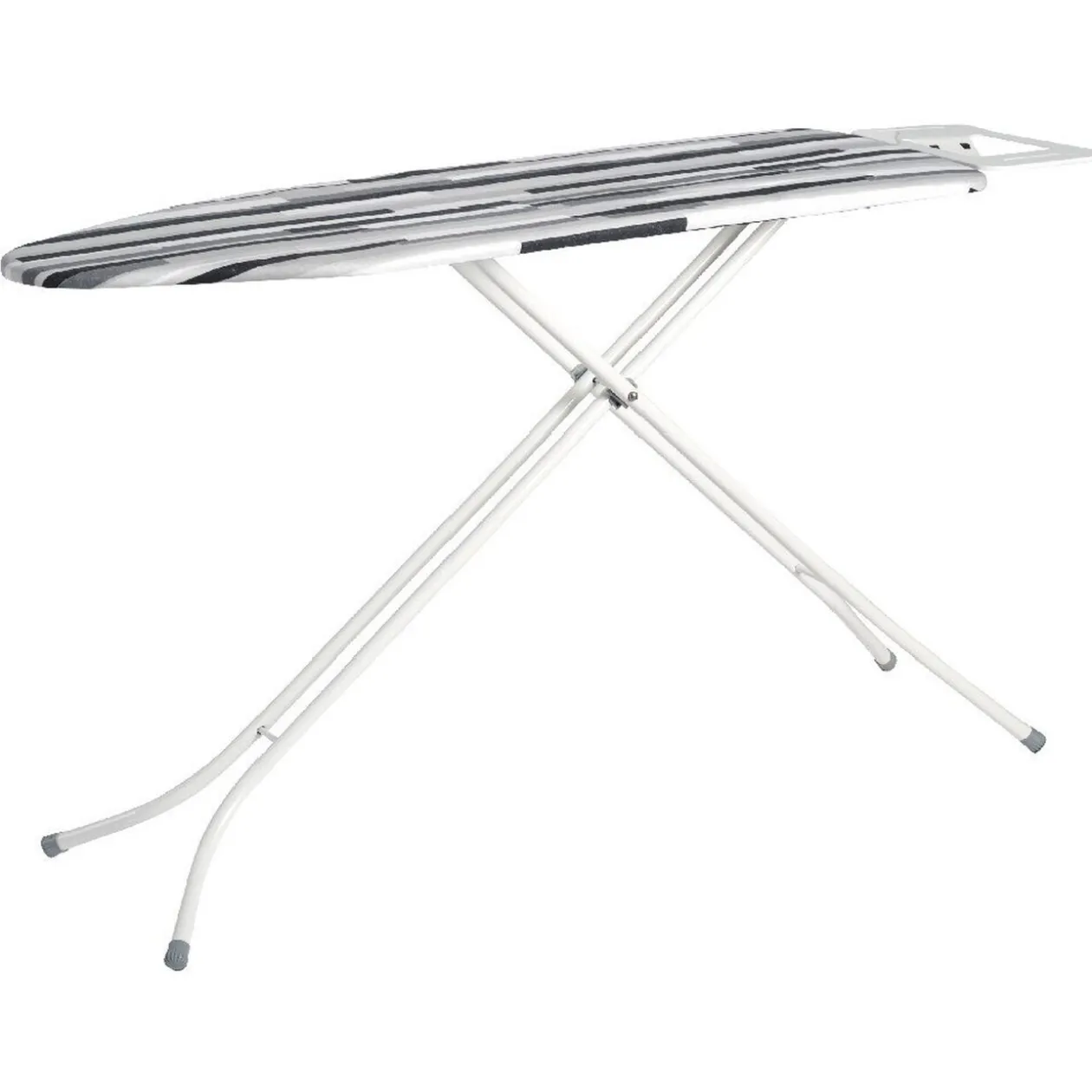 Table à repasser design rayures gris noir