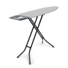 Table à repasser réglable gris imprimé géométrique