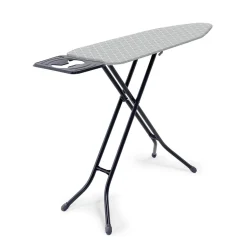 Table à repasser réglable gris imprimé géométrique
