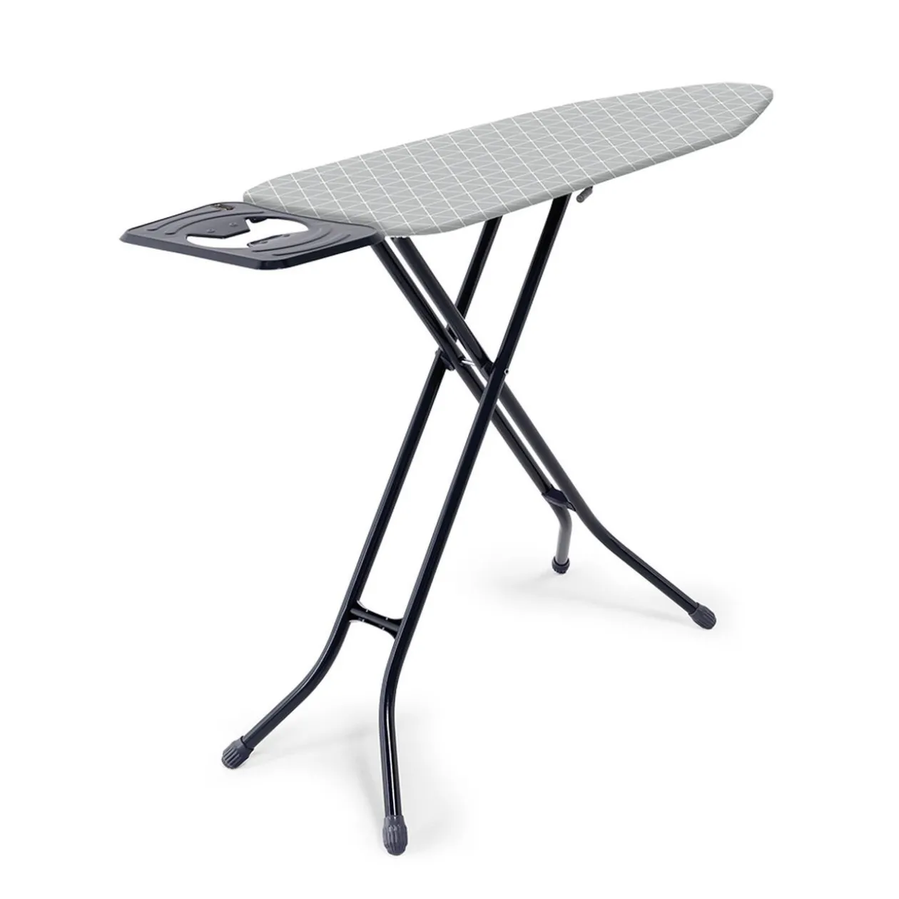 Table à repasser réglable gris imprimé géométrique