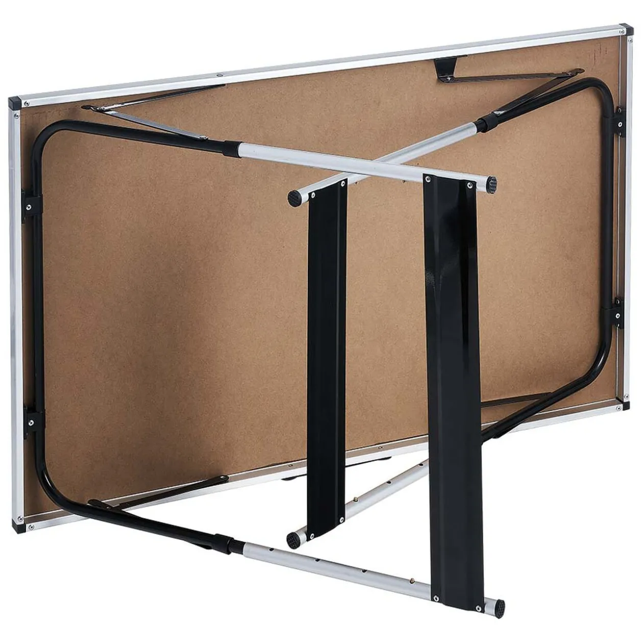 Table multifonction pliante et à hauteur réglable 100x60xH73-94 cm