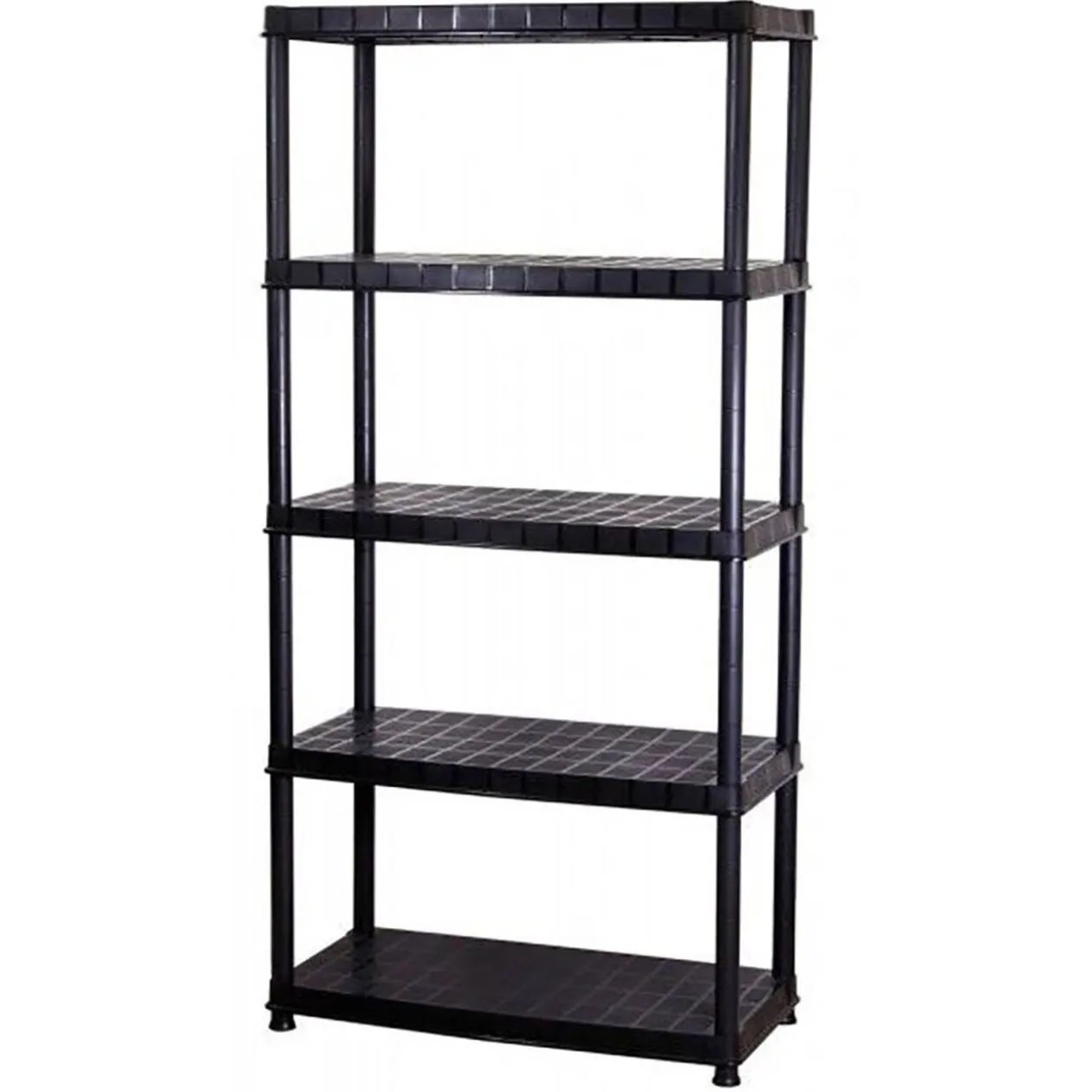 Étagère 5 niveaux noir