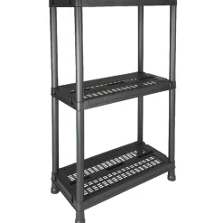 Étagère 3 niveaux noir
