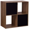 Étagère Adam carré MDF blanche 4 cubes 60xH60x29,5cm