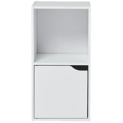 Étagère Adam en bois blanc 2 niches