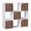 Étagère Adam MDF blanche 9 cubes 90xH90x29,5cm