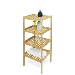 Étagère bambou 4 niveaux