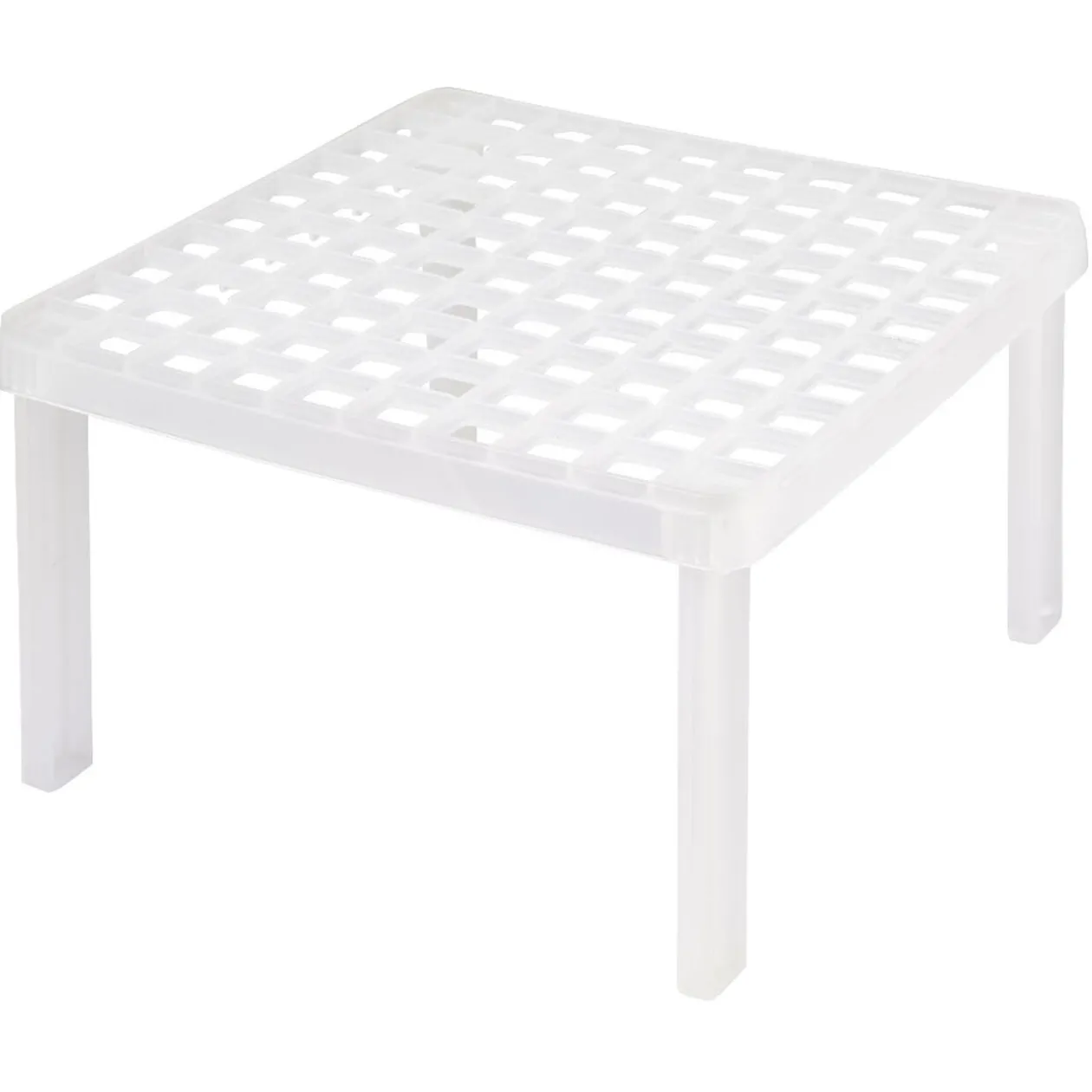 Étagère carrée cuisine blanc