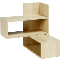 Étagère de bureau modulable bois