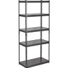 Étagère en métal noir 5 niveaux