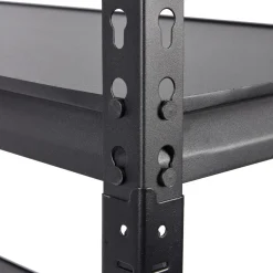 Étagère en métal noir 5 niveaux