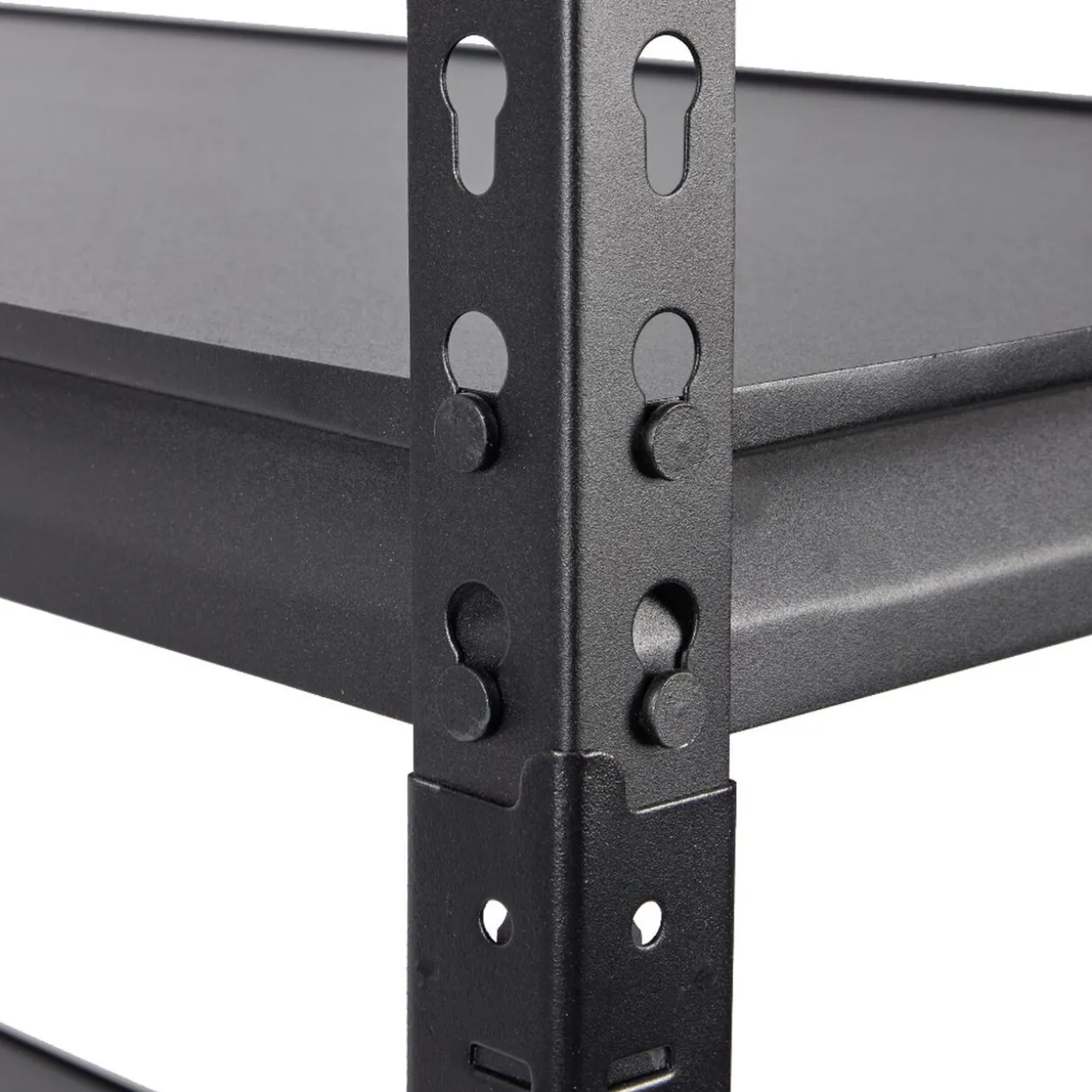 Étagère en métal noir 5 niveaux