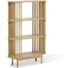Étagère Gaïa bambou naturel - L80xP30xH120 cm