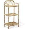 Étagère Léonie rotin naturel - L40xP30xH86 cm