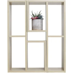 Étagère modulable en bois x2