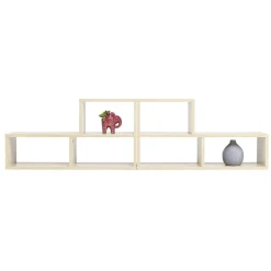 Étagère modulable en bois x2