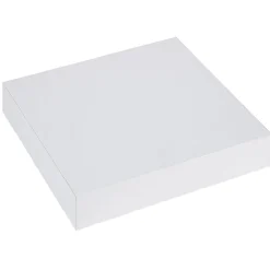 Étagère murale carrée bois blanc