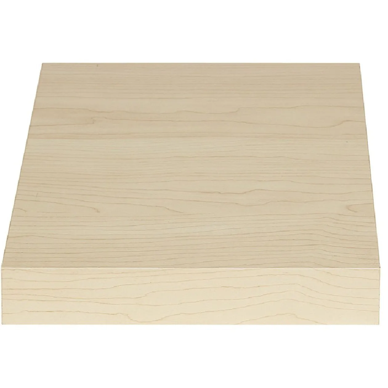 Étagère murale carrée bois beige