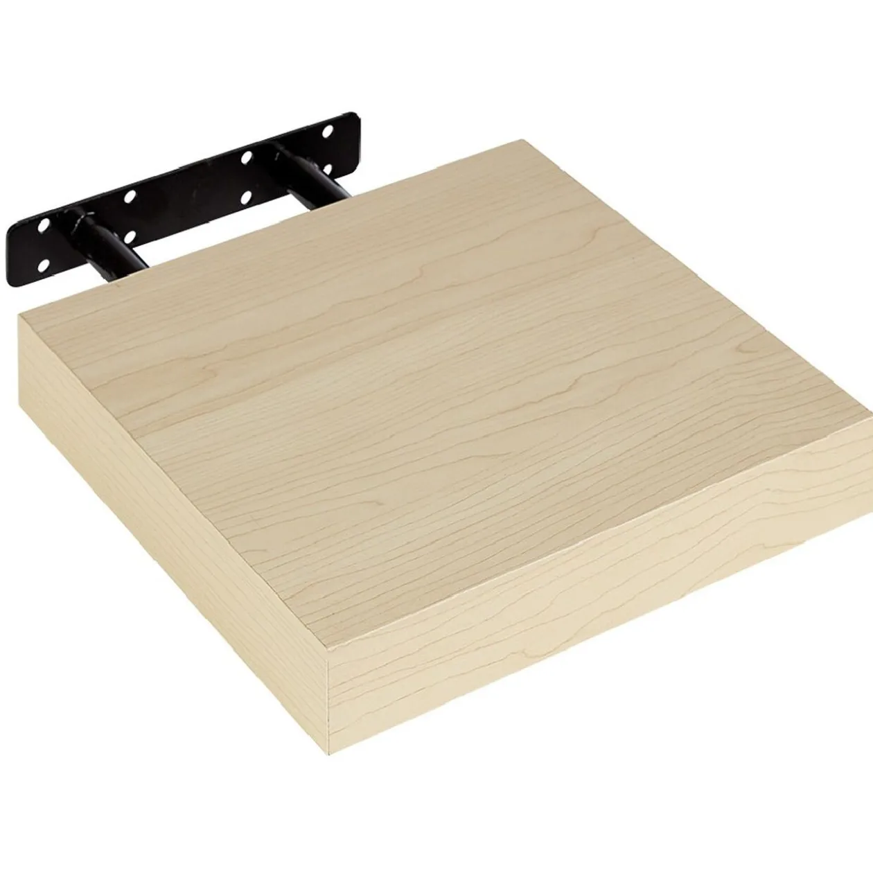 Étagère murale carrée bois beige