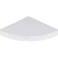 Étagère murale d'angle bois blanc