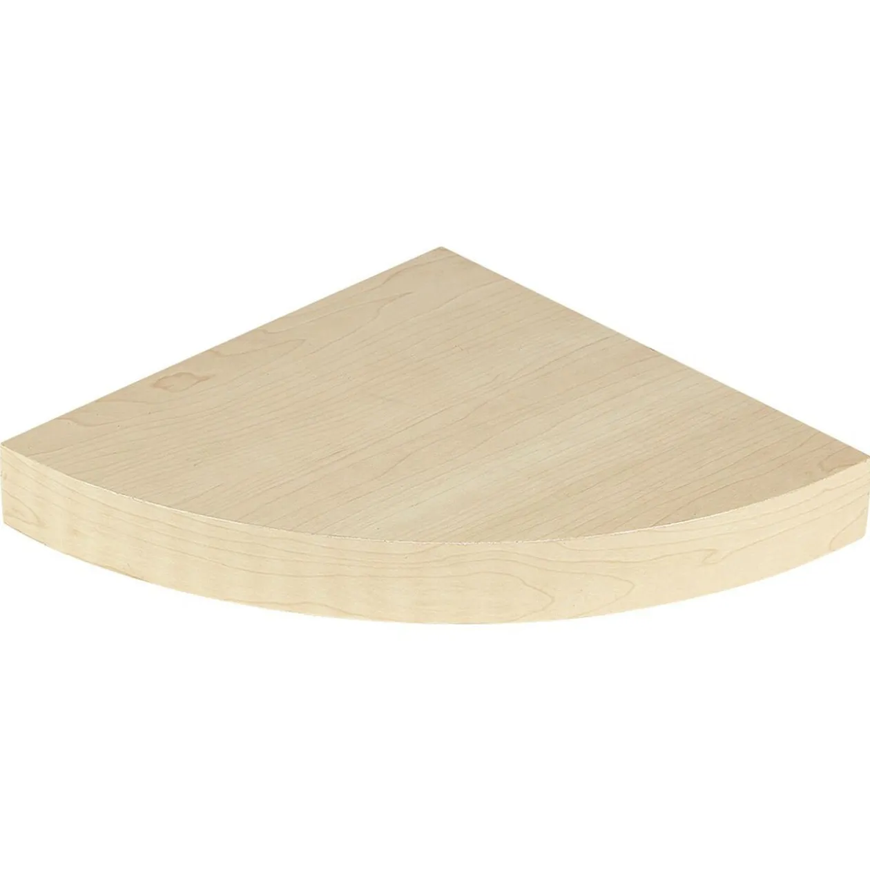 Étagère murale d'angle bois beige