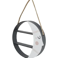 Étagère murale Hilla blanche et noire