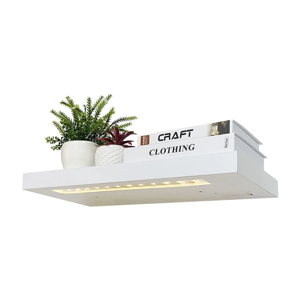 Étagère murale lumineuse à LED L.60 cm