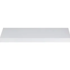 Étagère murale rectangulaire bois blanc