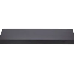 Étagère murale rectangulaire bois noir
