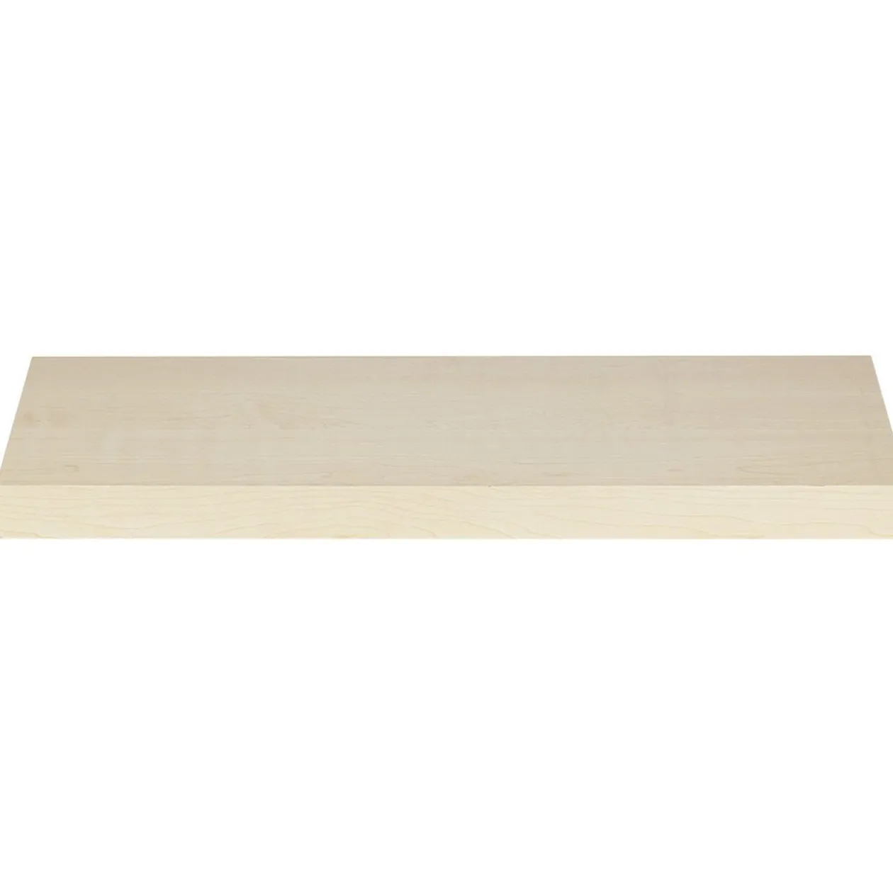 Étagère murale rectangulaire bois beige