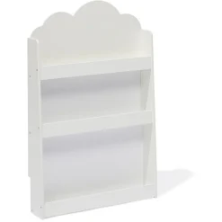 Étagère sur pieds Nuage blanc 3 niveaux - L61,5xP13,5xH95 cm