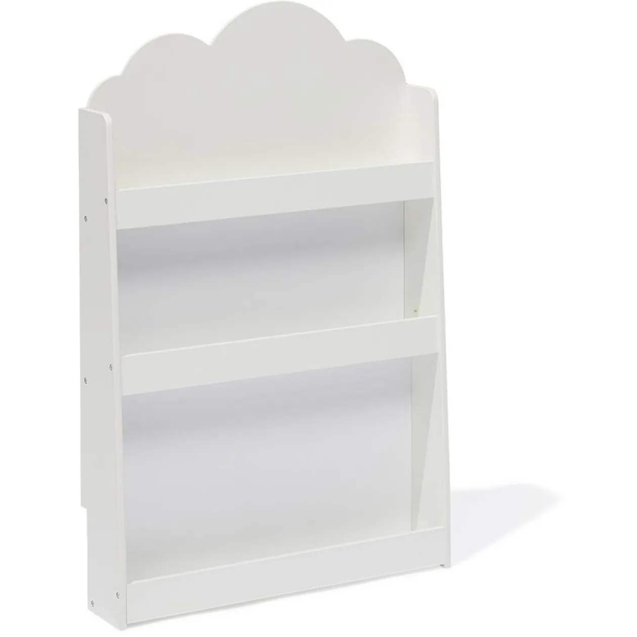 Étagère sur pieds Nuage blanc 3 niveaux - L61,5xP13,5xH95 cm