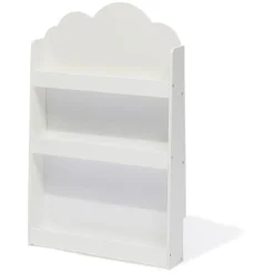 Étagère sur pieds Nuage blanc 3 niveaux - L61,5xP13,5xH95 cm