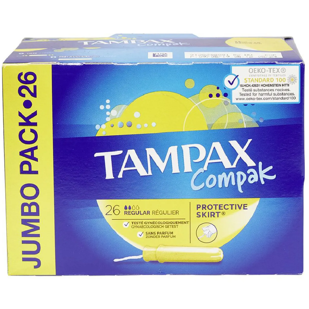 Tampon avec applicateur régulier x 26 Tampax