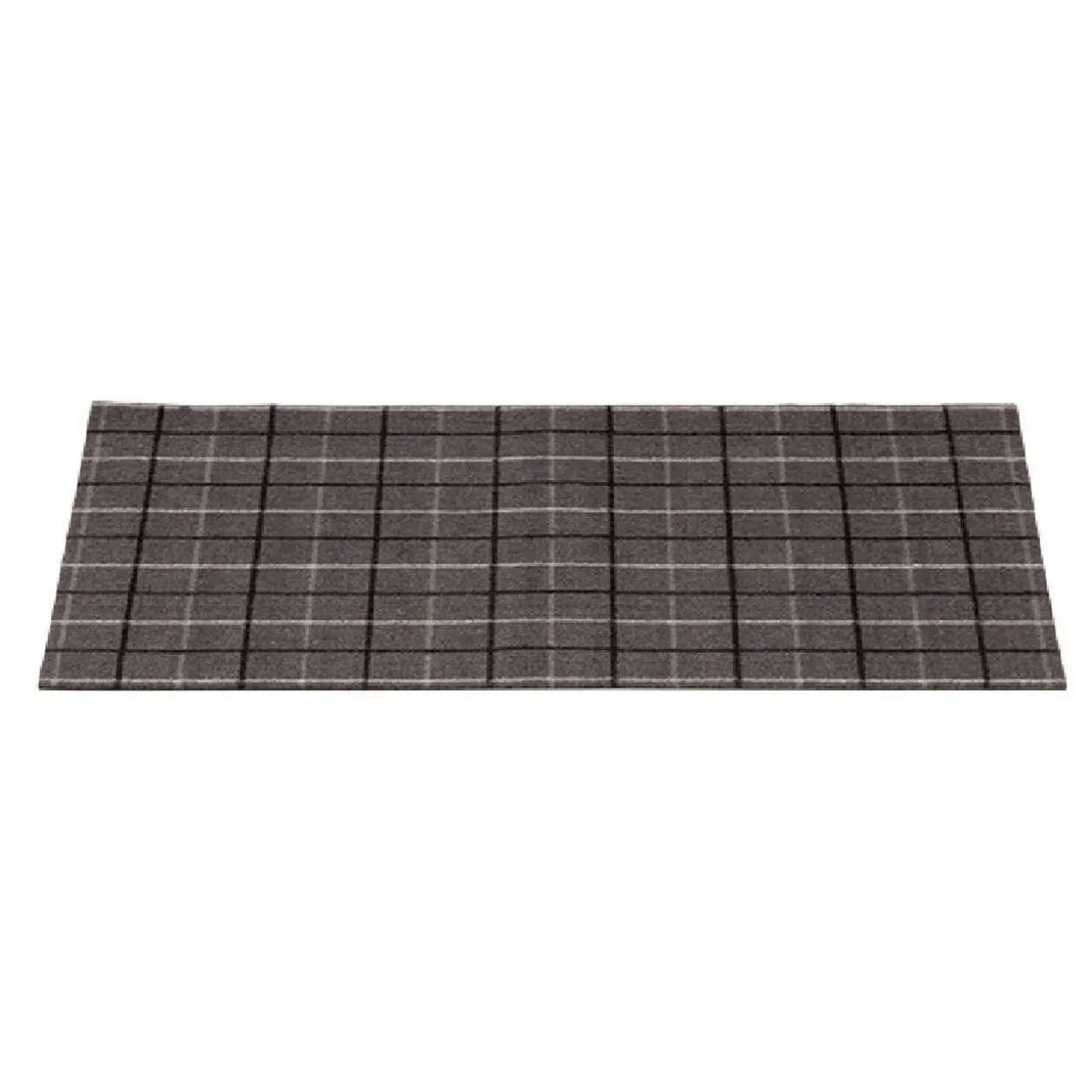 Tapis anti poussière design carreau gris 80x60 cm