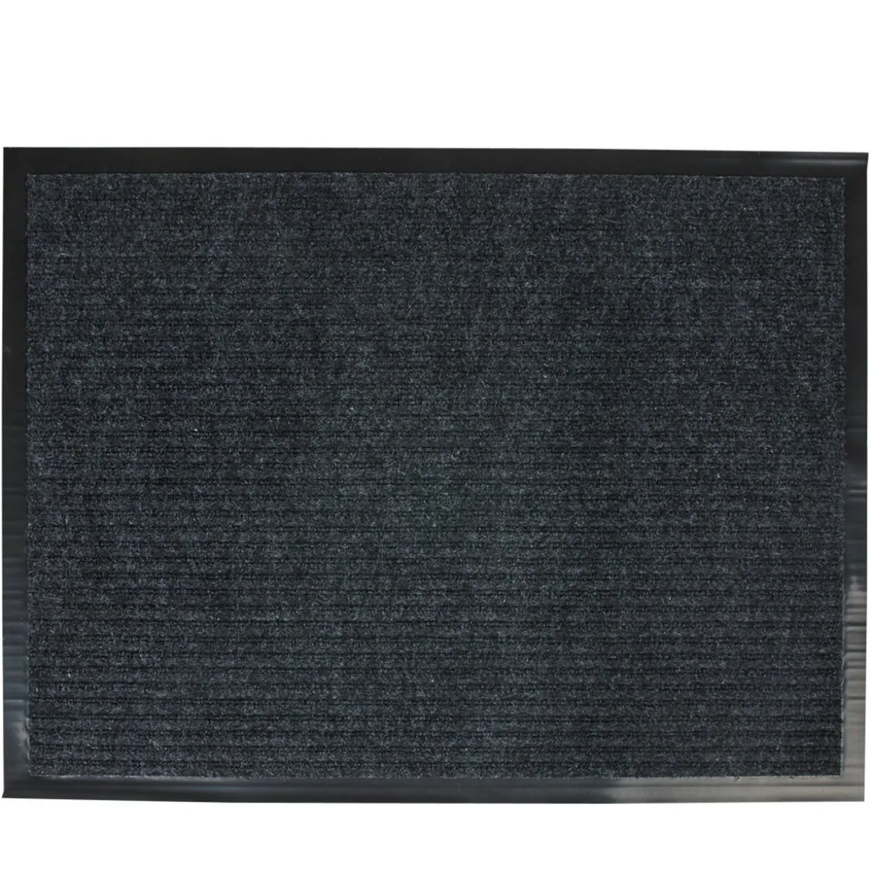Tapis anti poussière gris et noir