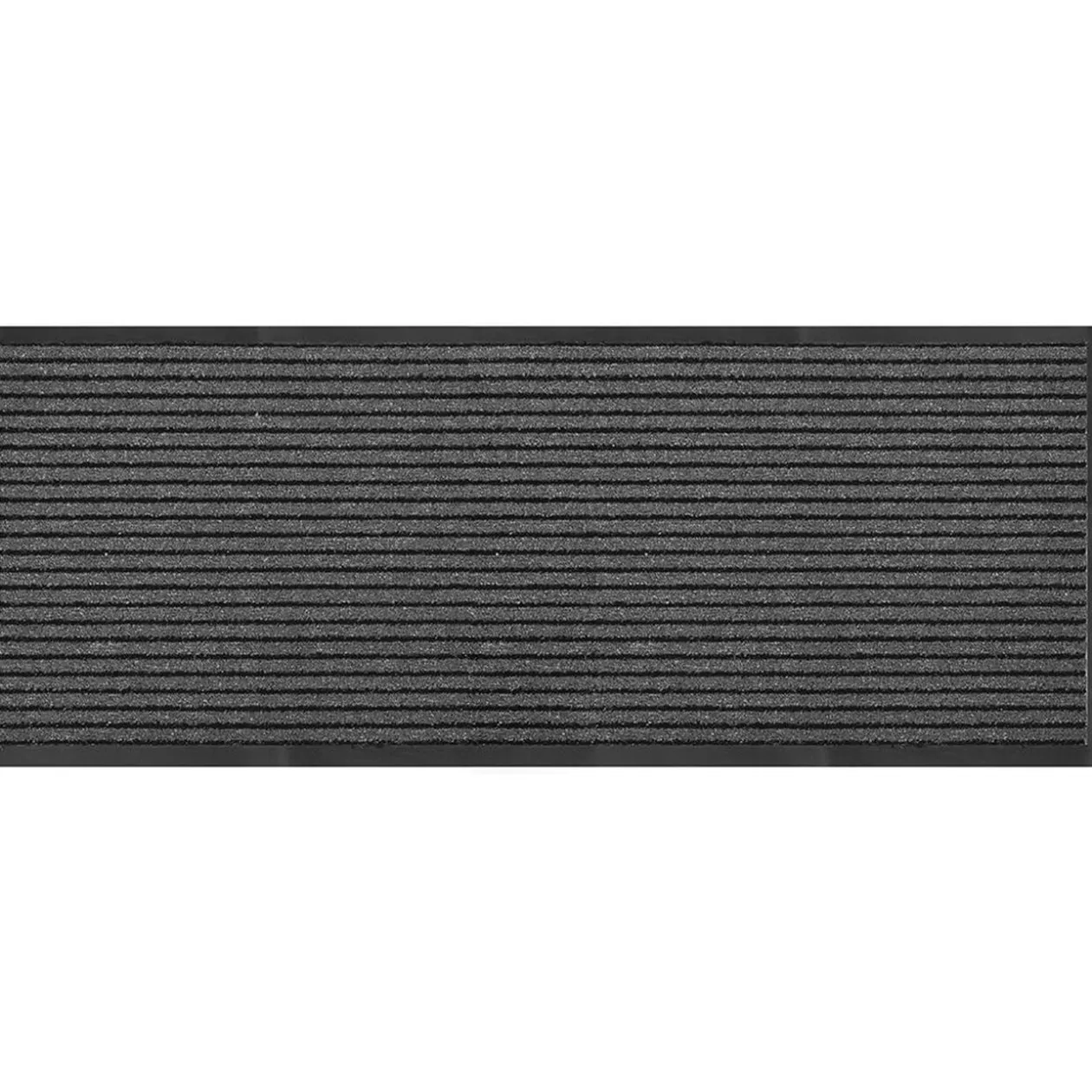 Tapis antidérapant grattant antipoussière absorbant gris 160x60cm